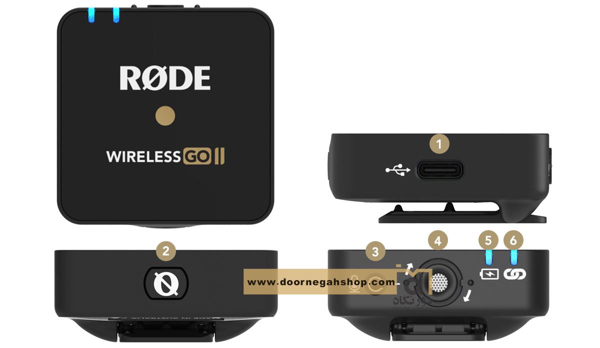 آشنایی با ویژگی و مشخصات فنی  میکروفن بی ­سیم رود Rode Wireless GO ll Microphone