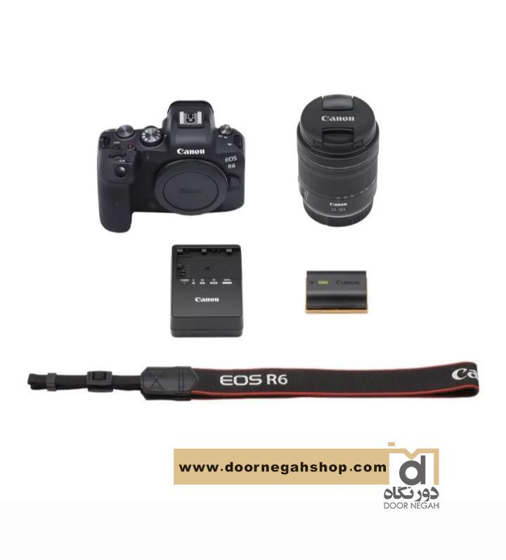ویژگی های فنی دوربین کانن مدل R6 با لنز 24-105
